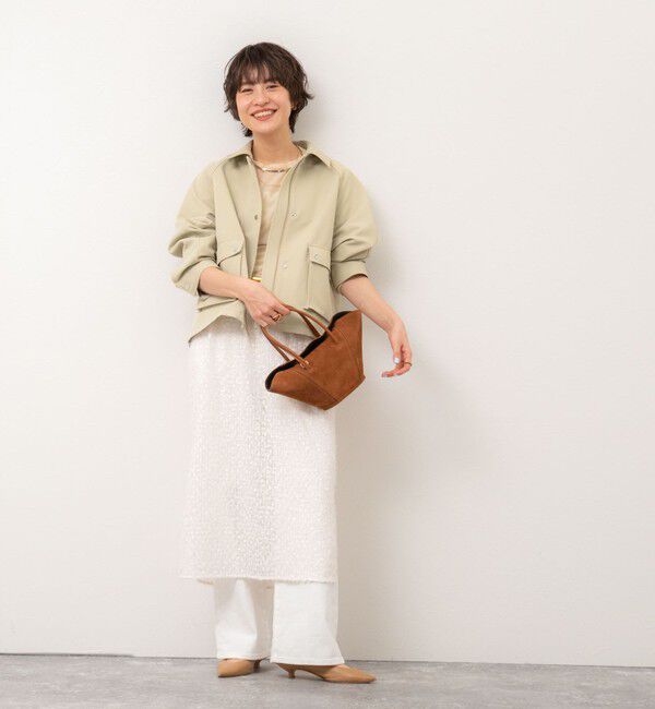 NOLLEY'S sophi「中空チノトラペーズブルゾン」|ブルゾン・スタジャン|