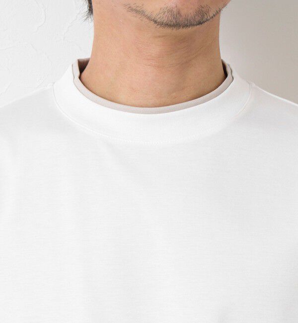 NOLLEY'S goodman「《接触冷感》スーピマコットン ダブルカラーTee 25SS」|Tシャツ・カットソー|