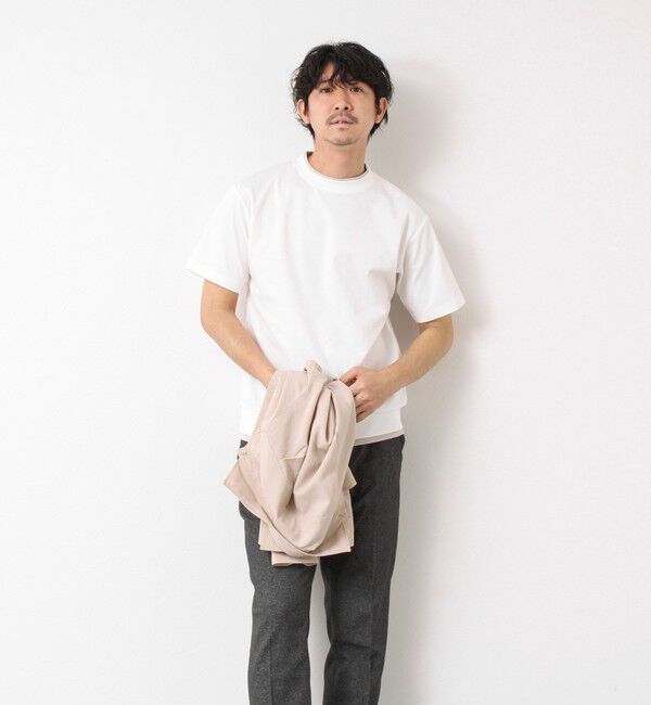 NOLLEY'S goodman「《接触冷感》スーピマコットン ダブルカラーTee 25SS」|Tシャツ・カットソー|