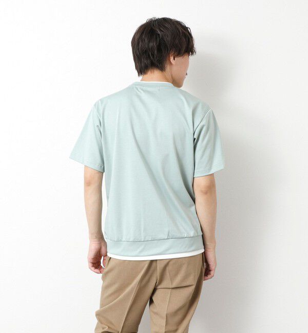 NOLLEY'S goodman「《接触冷感》スーピマコットン ダブルカラーTee 25SS」|Tシャツ・カットソー|