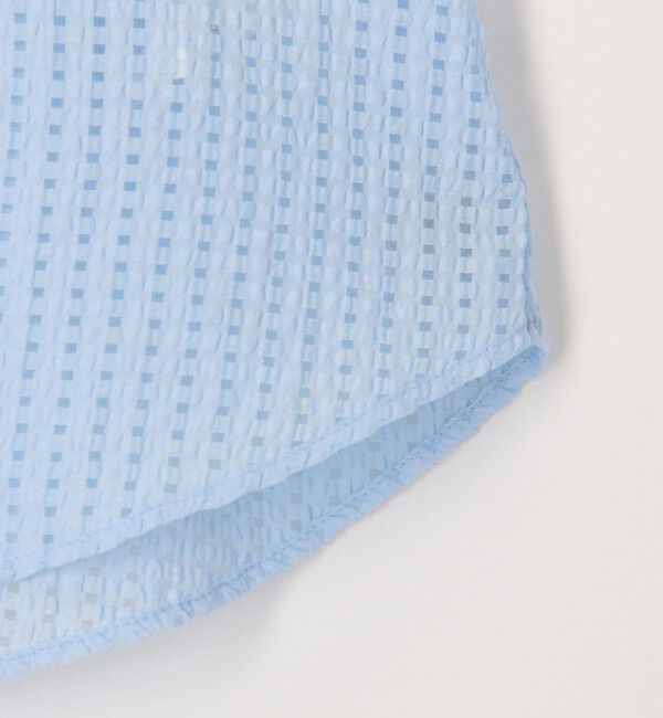 NOLLEY'S sophi「サッカーチェックフリルネックブラウス」|シャツ・ブラウス|