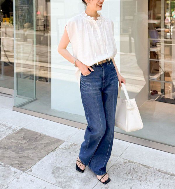 NOLLEY'S「フリル衿ブラウス」|シャツ・ブラウス|