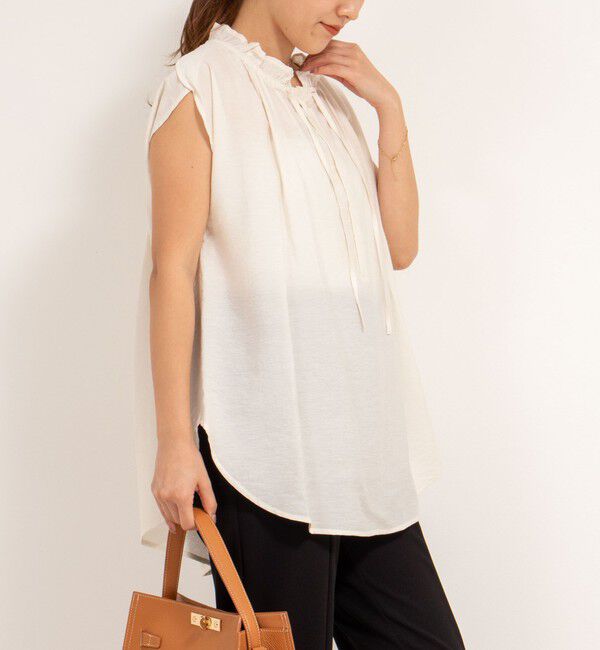 NOLLEY'S「フリル衿ブラウス」|シャツ・ブラウス|