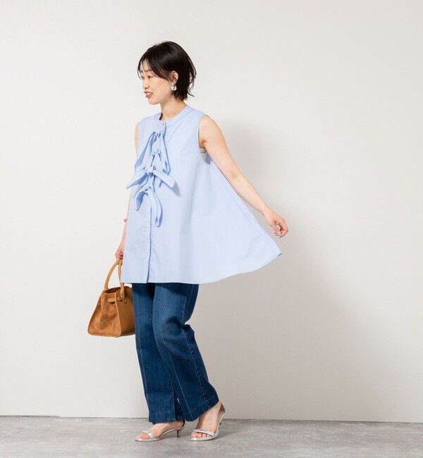 NOLLEY'S「リボンAラインシャツ」|シャツ・ブラウス|