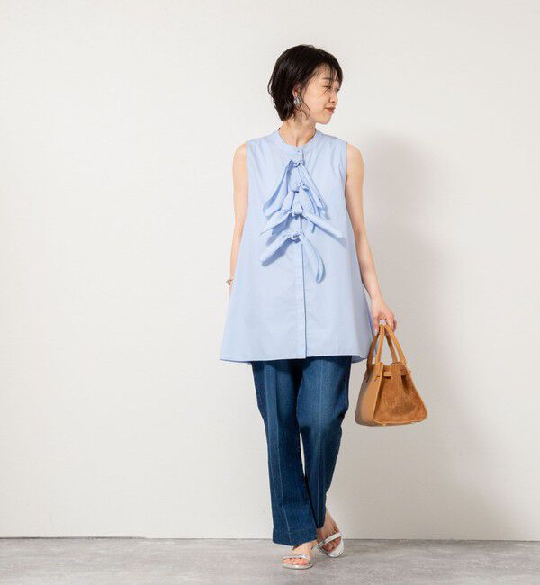 NOLLEY'S「リボンAラインシャツ」|シャツ・ブラウス|