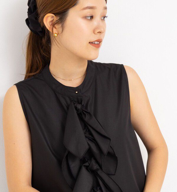 NOLLEY'S「リボンAラインシャツ」|シャツ・ブラウス|