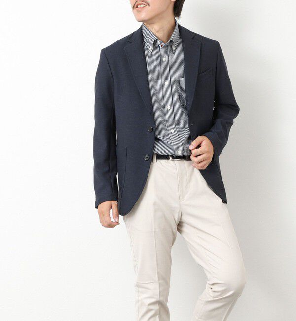 NOLLEY'S goodman「《ビジカジ/セットアップ対応》EVALET 2WAYストレッチ吸水速乾ブッチャージャケット」|テーラードジャケット|