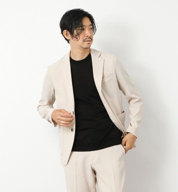 NOLLEY'S goodman「《ビジカジ/セットアップ対応》EVALET 2WAYストレッチ吸水速乾ブッチャージャケット」|テーラードジャケット|