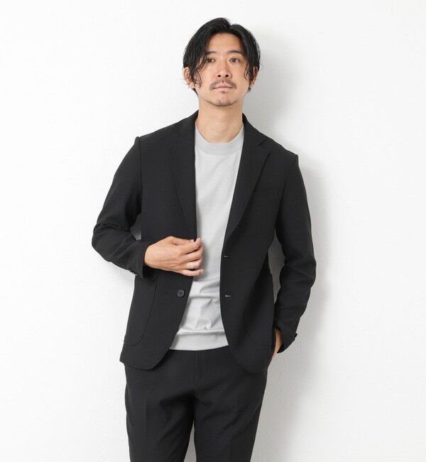 NOLLEY'S goodman「《ビジカジ/セットアップ対応》EVALET 2WAYストレッチ吸水速乾ブッチャージャケット」|テーラードジャケット|