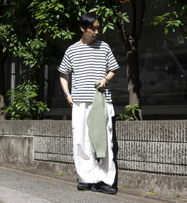 GLOSTER「【GLOSTER/グロスター】バスクシャツ ボーダーTシャツ ショートスリーブ」|Tシャツ・カットソー|