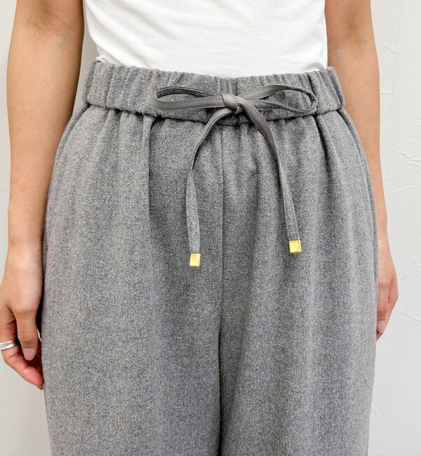 fredy emue「ウール混ウォッシャブルイージーパンツ」|チノ|