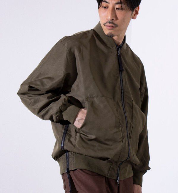 GLOSTER「【TAION/タイオン】ミリタリーRipstop  リバーシブル MA-1」|ブルゾン・スタジャン|