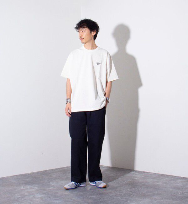 GLOSTER「【NANGA&times;GLOSTER】別注 ワンポイントロゴ刺繍 バックプリントTシャツ」|Tシャツ・カットソー|