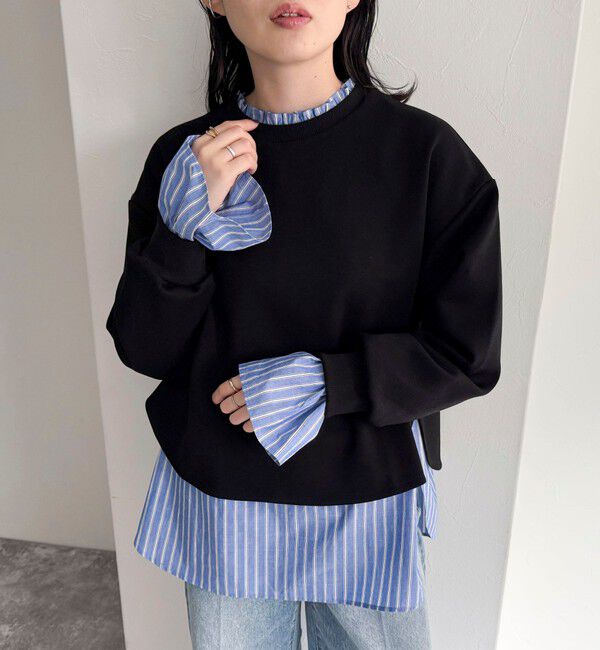 fredy emue「《セットアップ対応》ダンボールニットプルオーバー」|Tシャツ・カットソー|ブラック