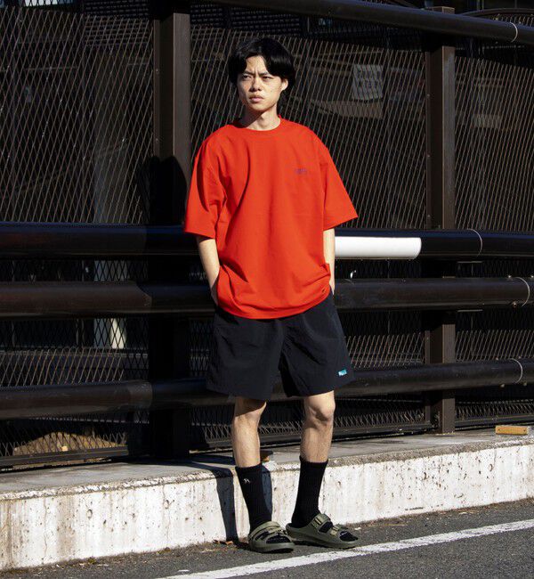 GLOSTER「【Franklin Climbing】FLEX TECH バックプリント 半袖ロゴTシャツ」|Tシャツ・カットソー|