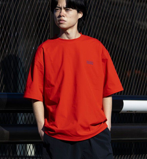 GLOSTER「【Franklin Climbing】FLEX TECH バックプリント 半袖ロゴTシャツ」|Tシャツ・カットソー|