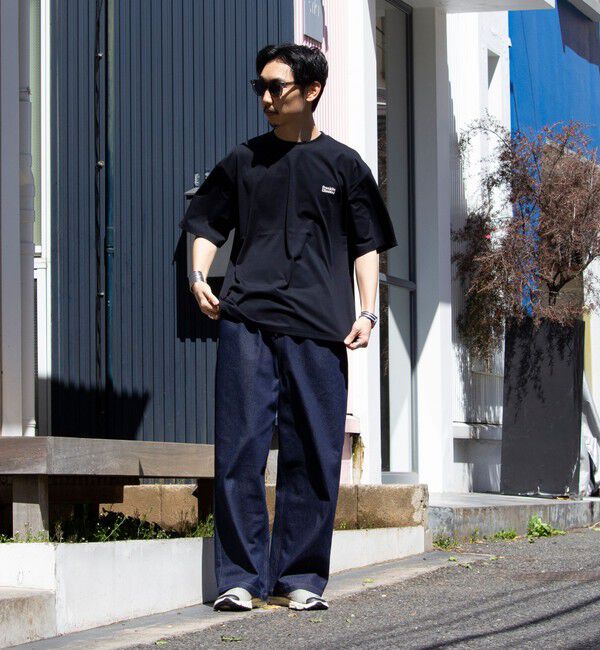 GLOSTER「【Franklin Climbing】FLEX TECH バックプリント 半袖ロゴTシャツ」|Tシャツ・カットソー|