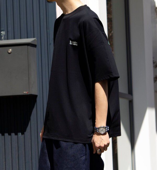 GLOSTER「【Franklin Climbing】FLEX TECH バックプリント 半袖ロゴTシャツ」|Tシャツ・カットソー|