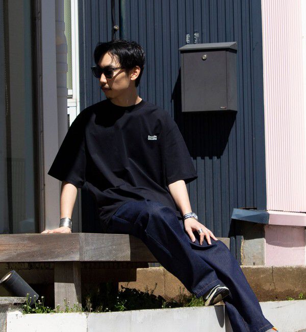 GLOSTER「【Franklin Climbing】FLEX TECH バックプリント 半袖ロゴTシャツ」|Tシャツ・カットソー|