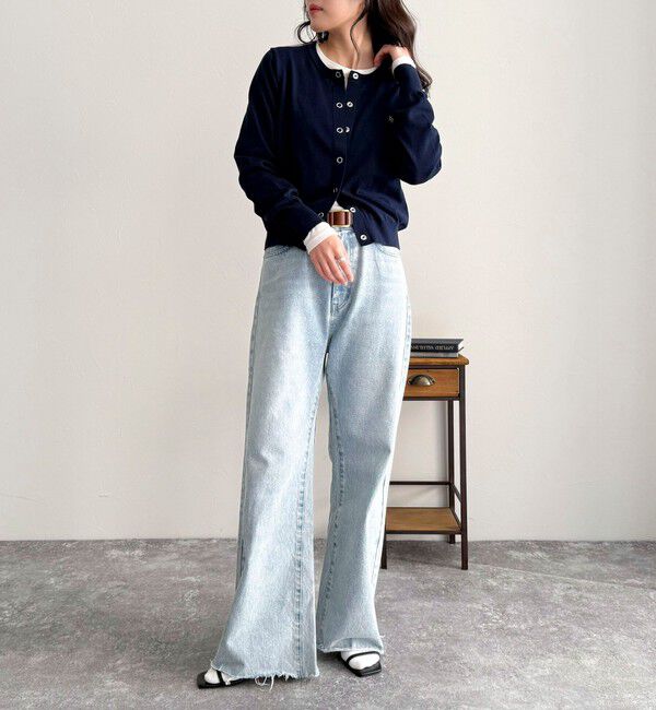 fredy emue「ベーシックFR刺繍カーディガン」|カーディガン|