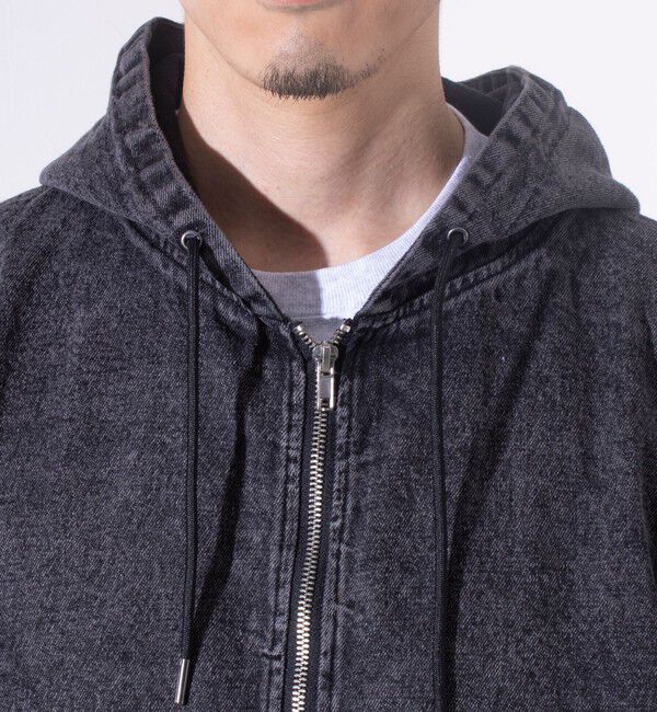 GLOSTER「【GLOSTER/グロスター】デニムフルジップパーカー デニムブルゾン 」|ブルゾン・スタジャン|