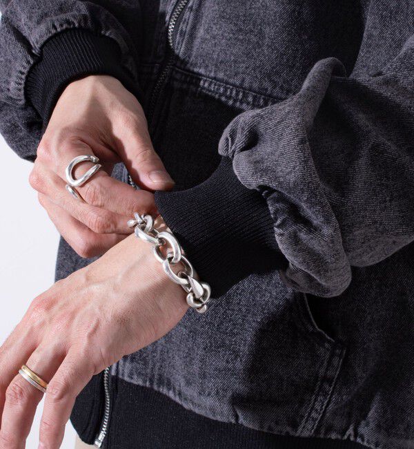 GLOSTER「【GLOSTER/グロスター】デニムフルジップパーカー デニムブルゾン 」|ブルゾン・スタジャン|