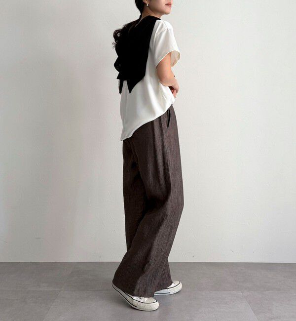 fredy emue「《セットアップ対応》Shiny creapイージーパンツ」|チノ|