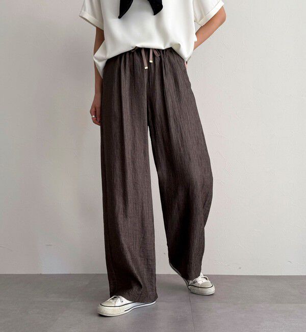 fredy emue「《セットアップ対応》Shiny creapイージーパンツ」|チノ|