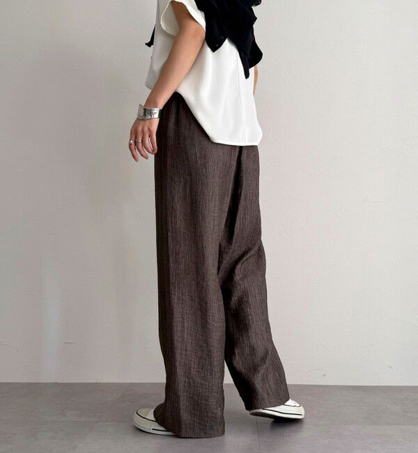 fredy emue「《セットアップ対応》Shiny creapイージーパンツ」|チノ|