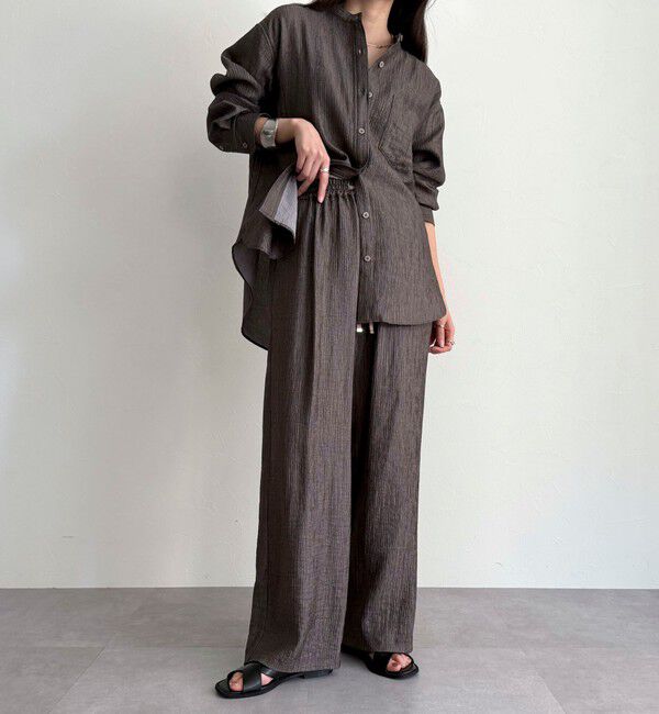 fredy emue「《セットアップ対応》Shiny creapイージーパンツ」|チノ|