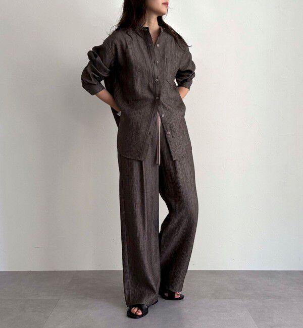 fredy emue「《セットアップ対応》Shiny creapイージーパンツ」|チノ|