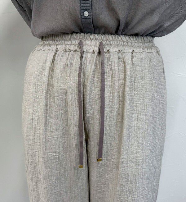 fredy emue「《セットアップ対応》Shiny creapイージーパンツ」|チノ|