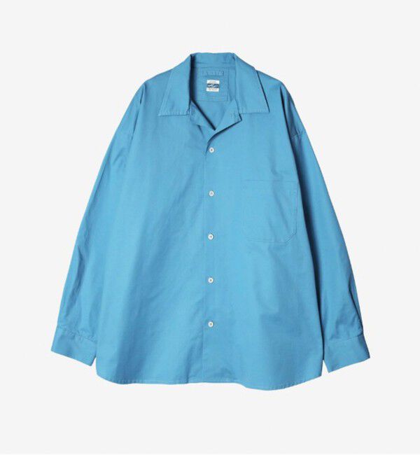 GLOSTER「【ARMY TWILL/アーミーツイル】Light Twill Utility Shirt」|シャツ・ブラウス|ブルー