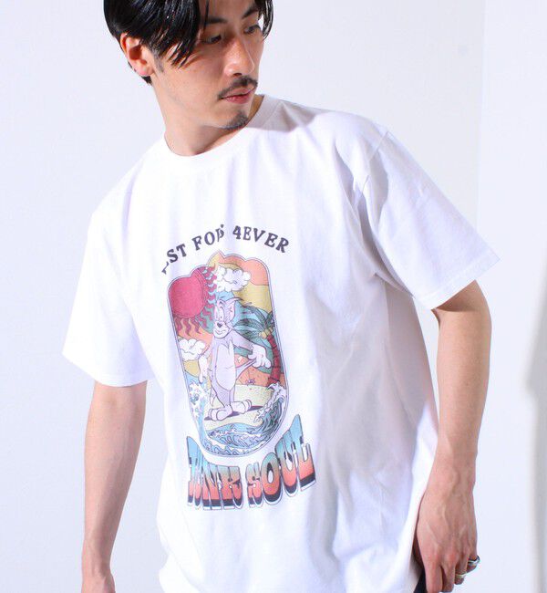GLOSTER「【JUNKSOUL/ジャンクソウル】TOM&JERRY BEST FOES 4EVER プリントT」|Tシャツ・カットソー|