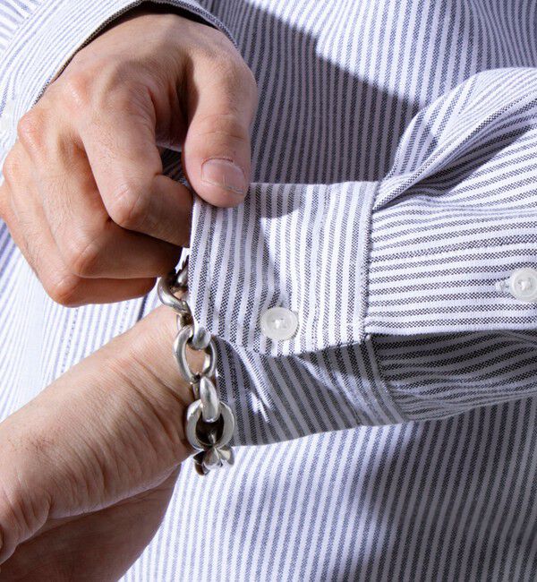 GLOSTER「【GLOSTER】Messageシャツ オックスフォードシャツ レギュラーカラー（無地/ストライプ）」|シャツ・ブラウス|