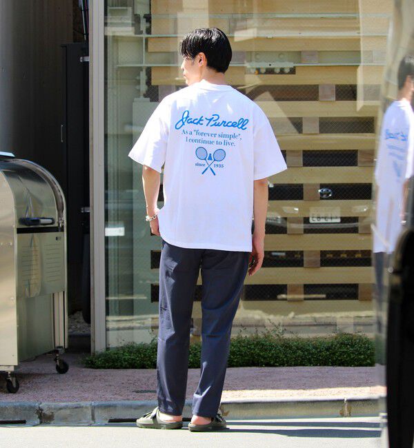 GLOSTER「【Jack Purcell/ジャックパーセル】コーマ天竺 バックプリント グラフィックTシャツ」|Tシャツ・カットソー|