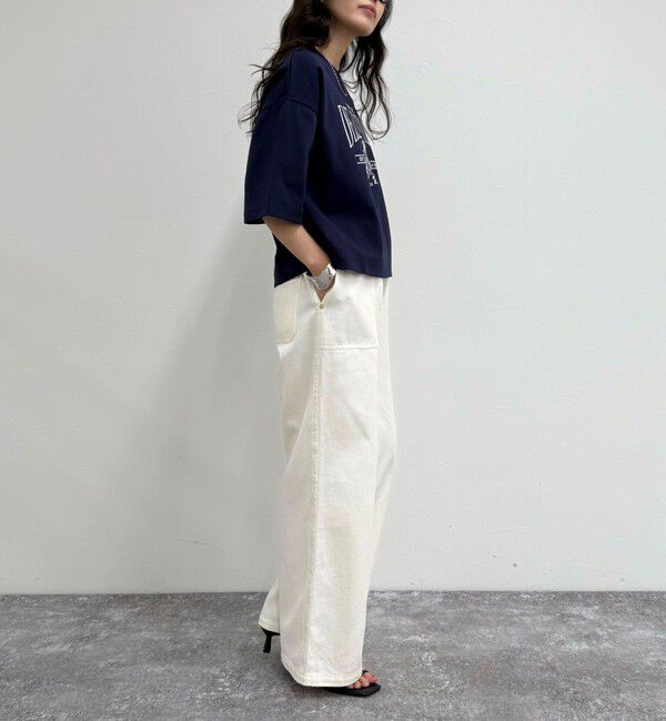 fredy emue「エンブレム刺繍ポンチTシャツプルオーバー」|Tシャツ・カットソー|