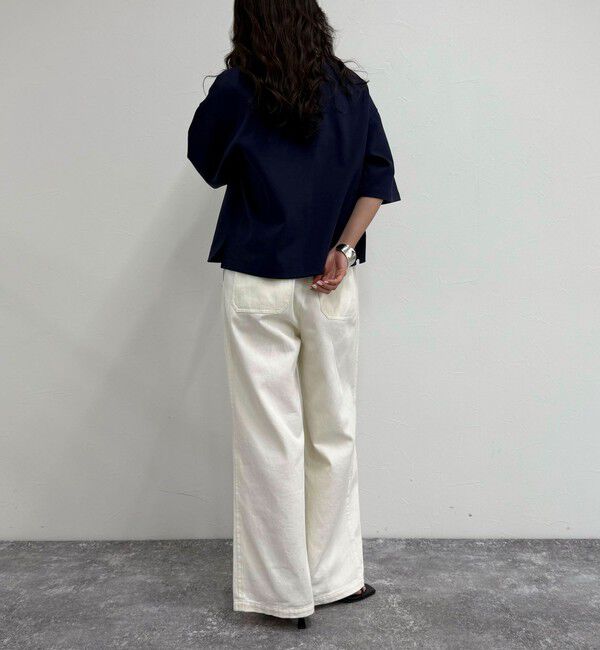 fredy emue「エンブレム刺繍ポンチTシャツプルオーバー」|Tシャツ・カットソー|