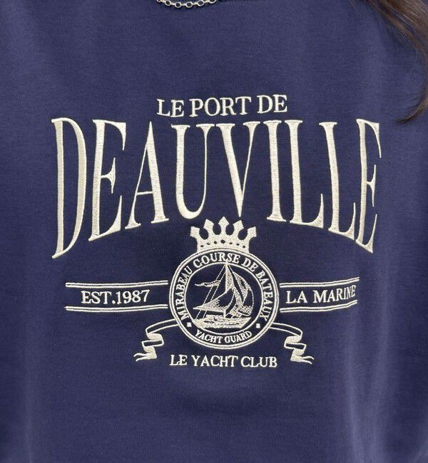 fredy emue「エンブレム刺繍ポンチTシャツプルオーバー」|Tシャツ・カットソー|