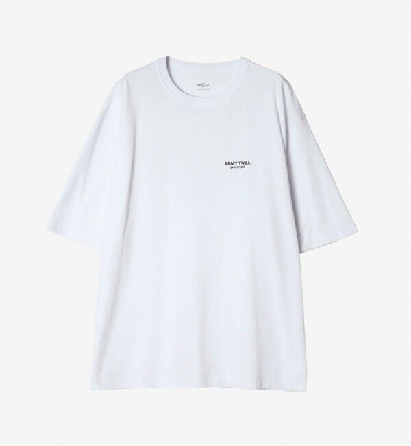 GLOSTER「【ARMY TWILL/アーミーツイル】30/2 OE Half Sleeve T プリントTシャツ」|Tシャツ・カットソー|ホワイト