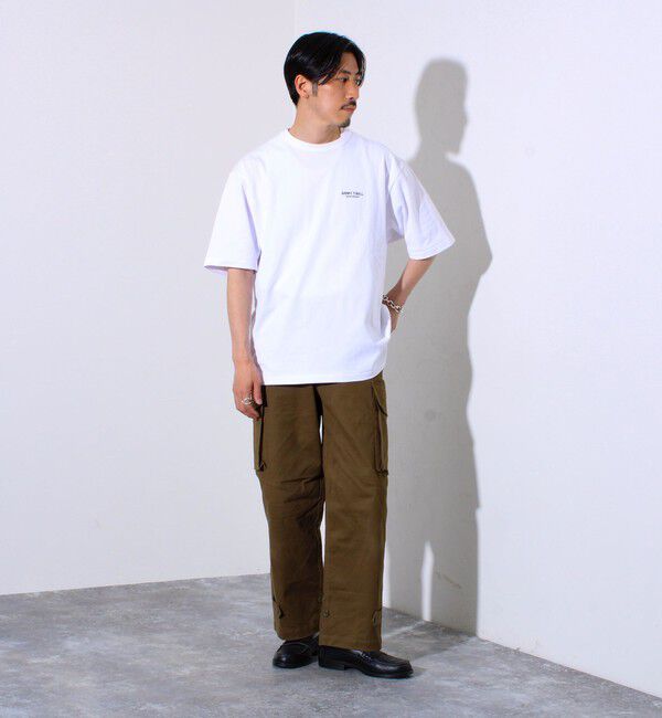 GLOSTER「【ARMY TWILL/アーミーツイル】30/2 OE Half Sleeve T プリントTシャツ」|Tシャツ・カットソー|