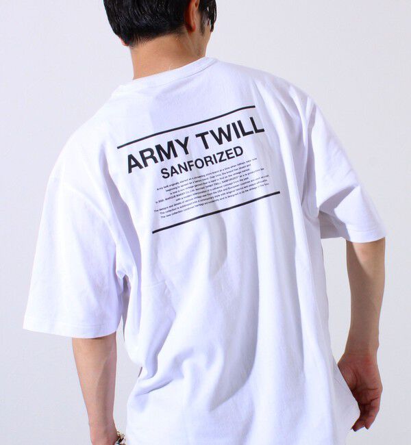 GLOSTER「【ARMY TWILL/アーミーツイル】30/2 OE Half Sleeve T プリントTシャツ」|Tシャツ・カットソー|