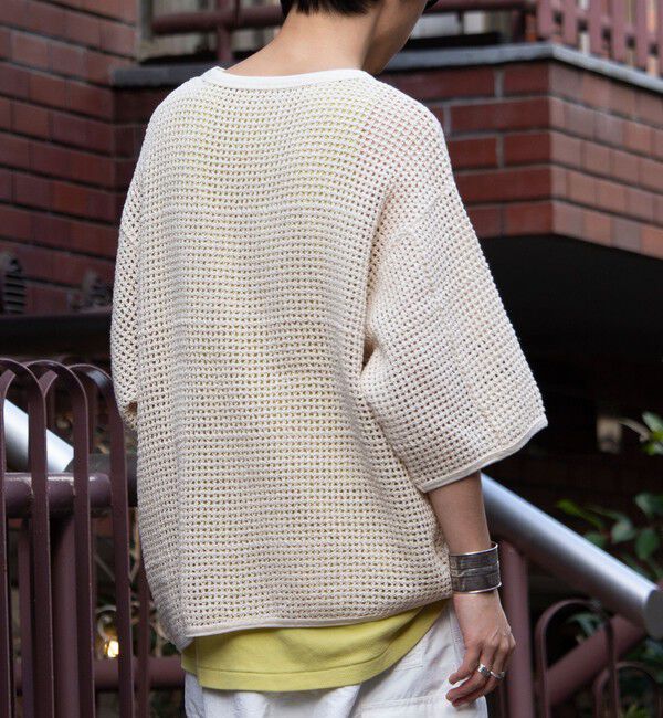 GLOSTER「【ARMY TWILL/アーミーツイル】Cotton Mesh Tee コットンメッシュTシャツ」|Tシャツ・カットソー|