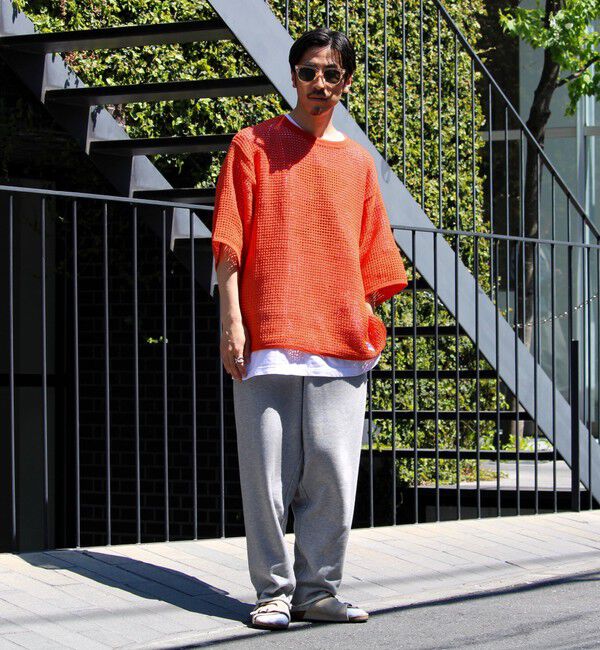 GLOSTER「【ARMY TWILL/アーミーツイル】Cotton Mesh Tee コットンメッシュTシャツ」|Tシャツ・カットソー|