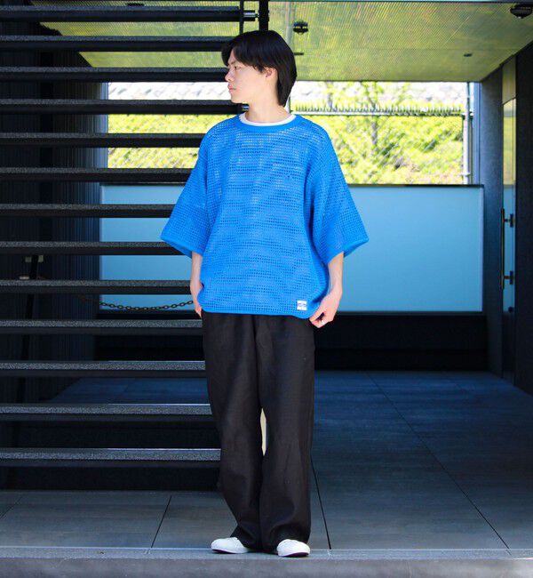 GLOSTER「【ARMY TWILL/アーミーツイル】Cotton Mesh Tee コットンメッシュTシャツ」|Tシャツ・カットソー|