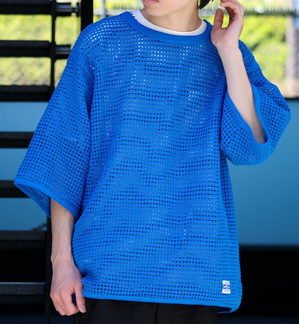 GLOSTER「【ARMY TWILL/アーミーツイル】Cotton Mesh Tee コットンメッシュTシャツ」|Tシャツ・カットソー|
