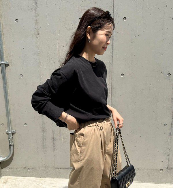 fredy emue「クロップドシアーロンTシャツ」|Tシャツ・カットソー|