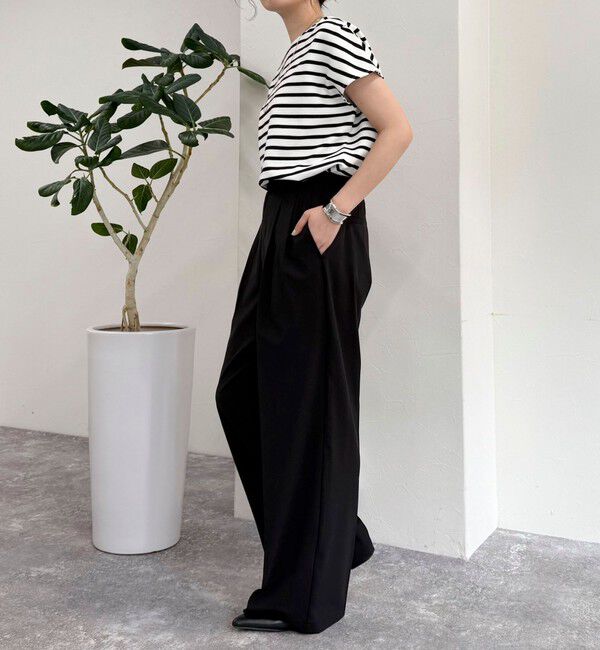 fredy emue「バックリボンボーダープルオーバー」|Tシャツ・カットソー|