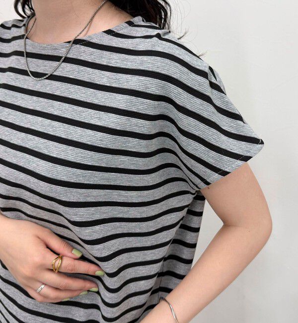 fredy emue「バックリボンボーダープルオーバー」|Tシャツ・カットソー|