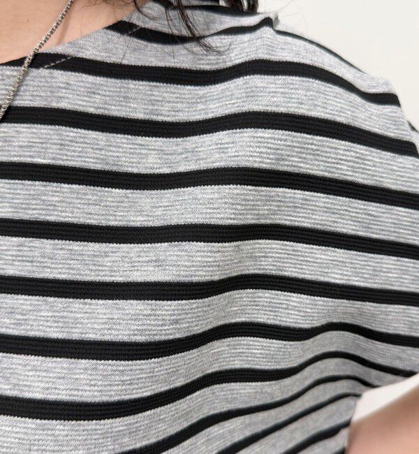 fredy emue「バックリボンボーダープルオーバー」|Tシャツ・カットソー|